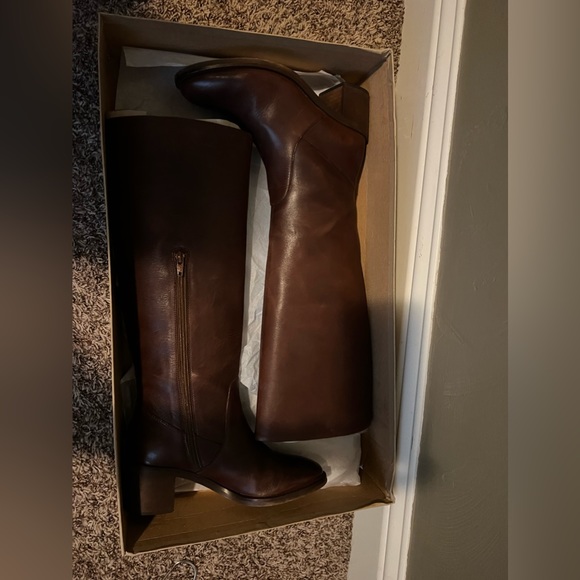 Anthropologie Knee High Leather Boots - Picture 3 of 10